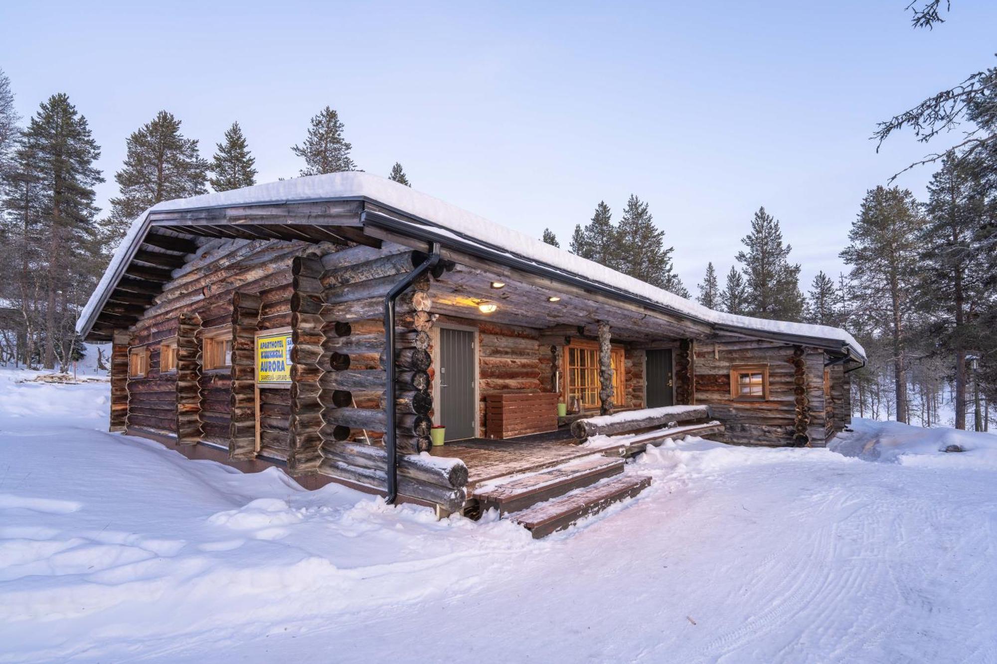 Kuukkeli Log Houses Aurora Resort Saariselkä Exterior foto