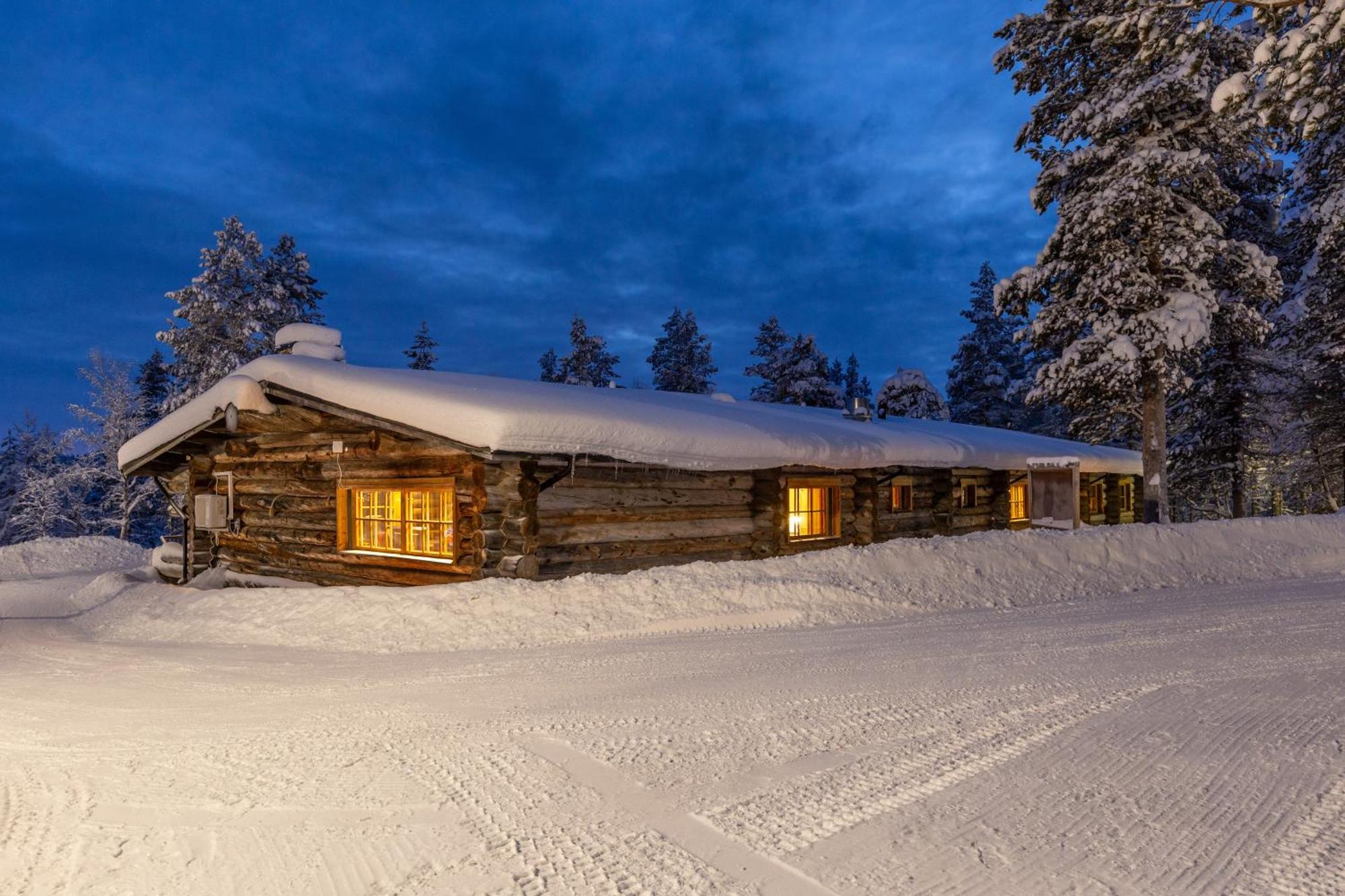 Kuukkeli Log Houses Aurora Resort Saariselkä Exterior foto