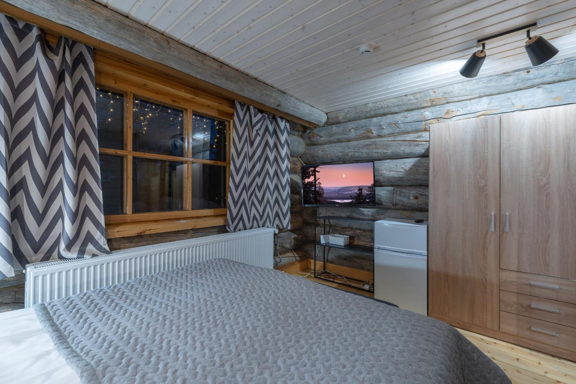 Kuukkeli Log Houses Aurora Resort Saariselkä Zimmer foto