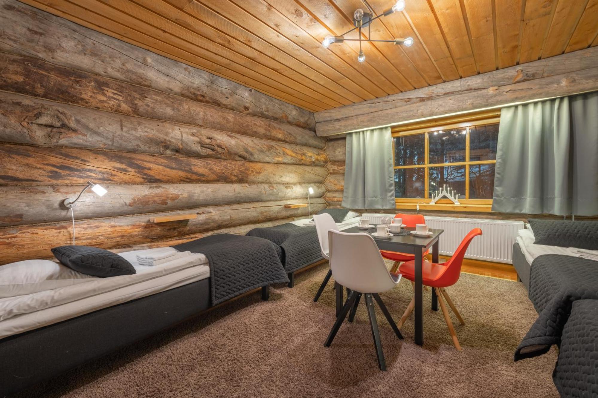 Kuukkeli Log Houses Aurora Resort Saariselkä Zimmer foto
