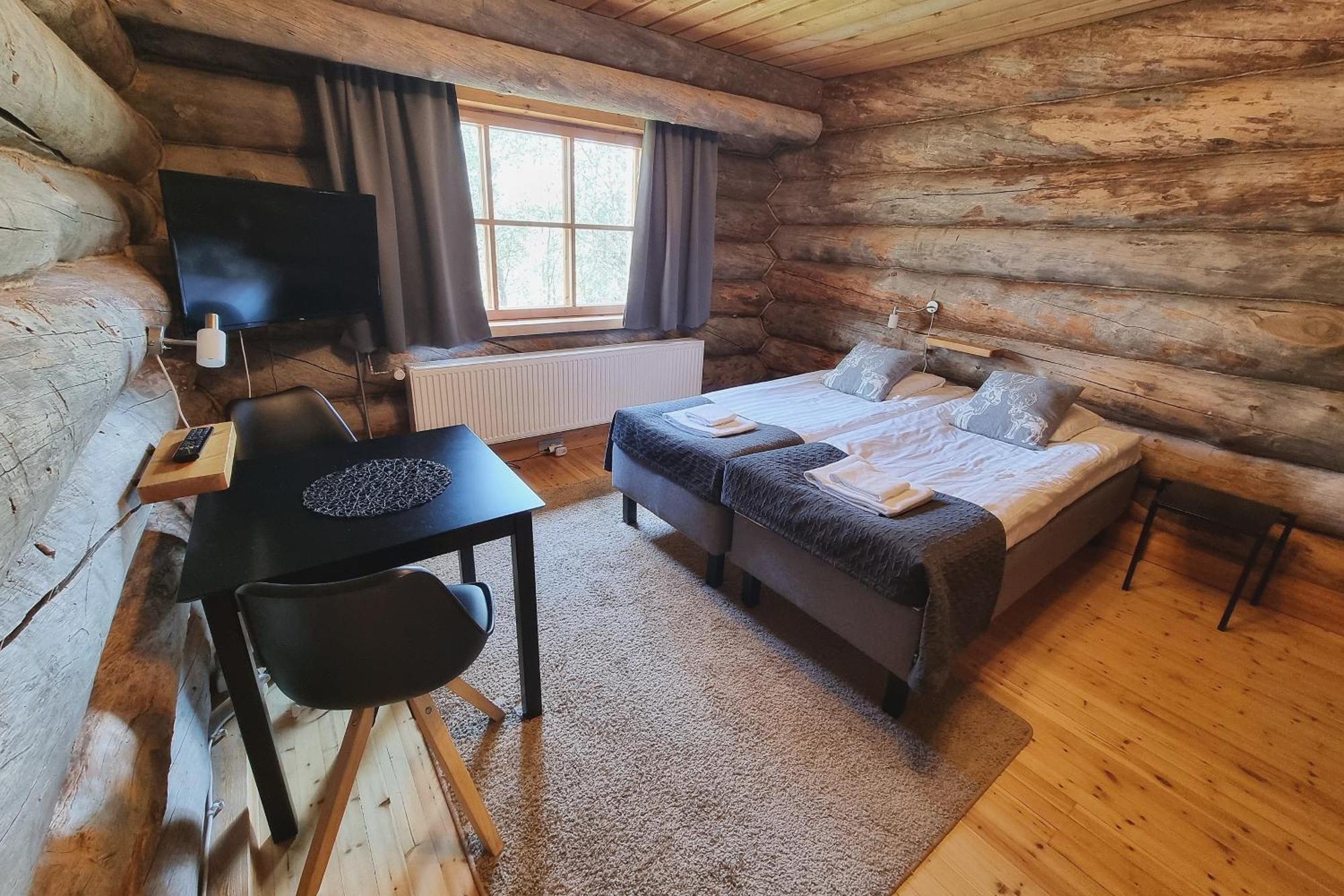 Kuukkeli Log Houses Aurora Resort Saariselkä Exterior foto